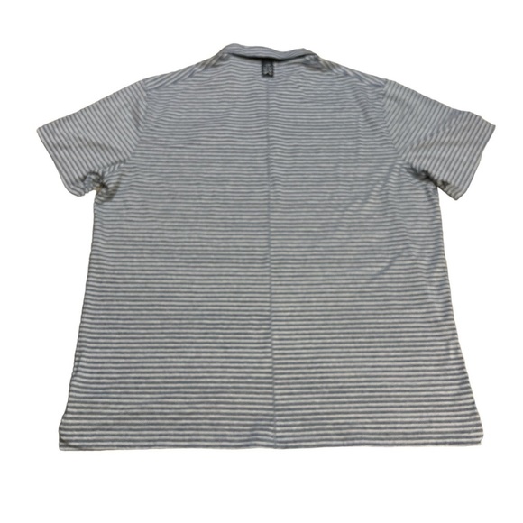 Nike Tiger Woods Vapor Dry Striped Golf Polo Blue‎ and White Size XL - Picture 6 of 9